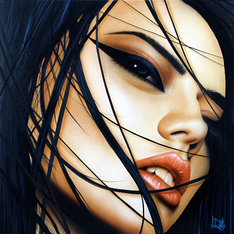 figurative portrait art of a woman by Scott Rohlfs